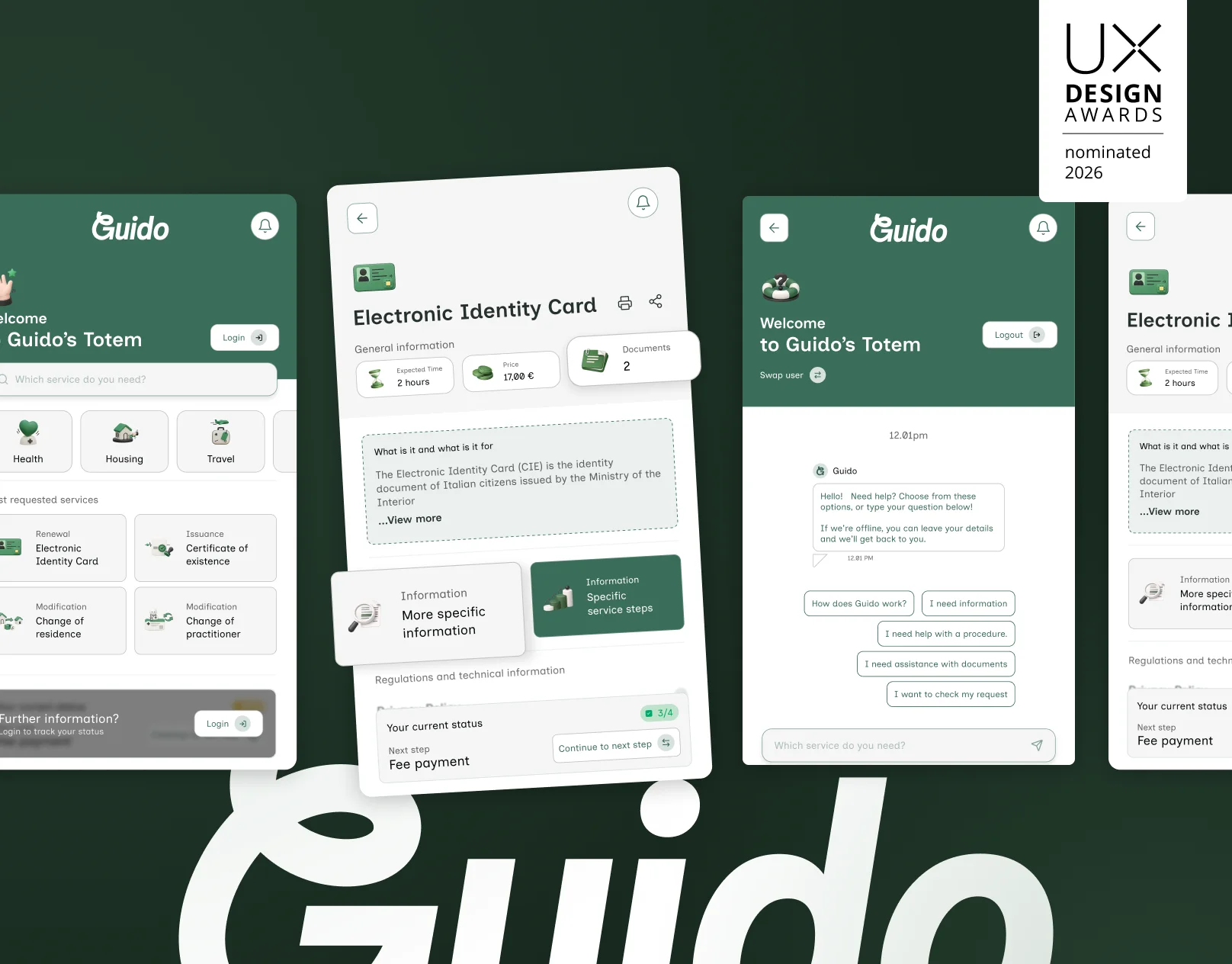 Anteprima del progetto — Guido — From bureaucracy to dialogue